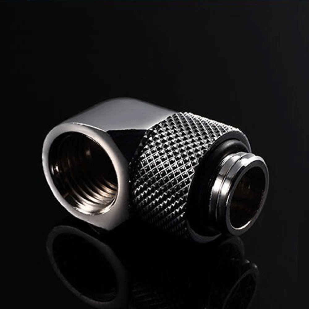 G1/4" Male to Female 90 Degree Rotary Fitting, 4-Pack (Gun color)