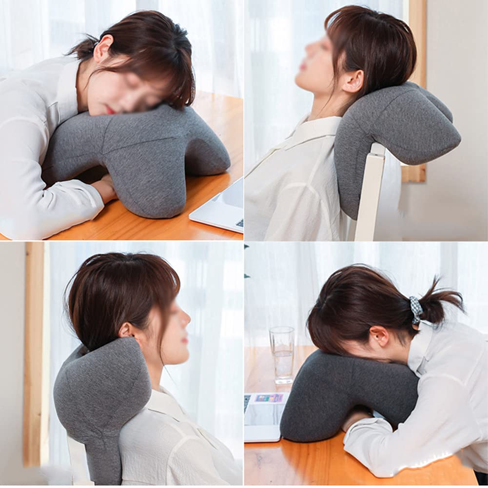 DongBao Reise Nackenkissen, Memory Foam Reisekissen für Auto, Camping, Büro, Schule, Kopf Nackenkissen, Rückenkissen, Reisezubehör für Damen und Herren