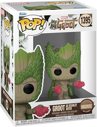 Funko Pop! Marvel We are Groot - Scarlet Witch - Groot Shorts - Figura de vinilo coleccionable - Idea de regalo - Productos oficiales - para niños y