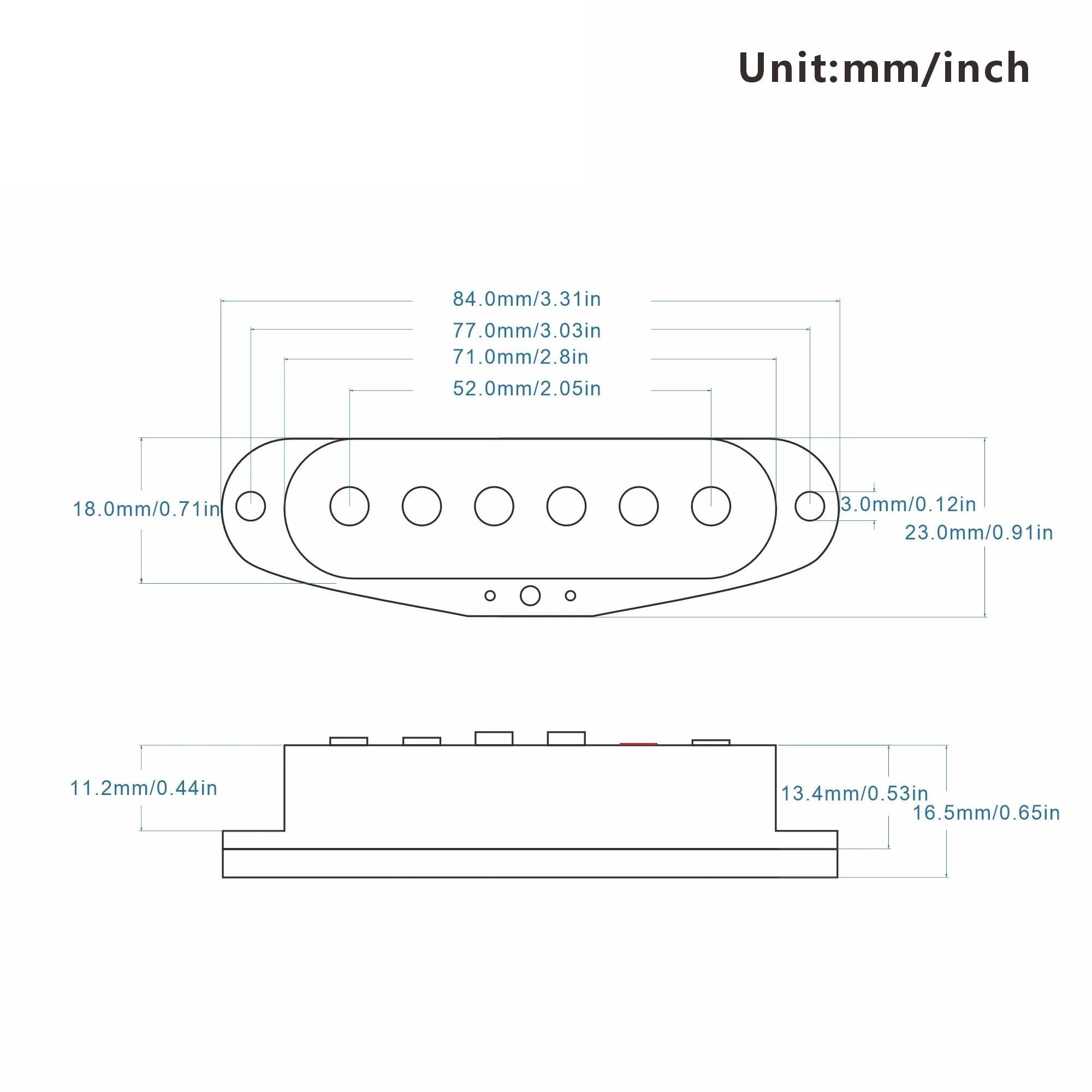 Pickup Per Chitarra Elettrica Set Di Pickup Single Coil Alnico 5 | Pickup per chitarra elettrica SSS vintage con tono rock blues classico(White Set)