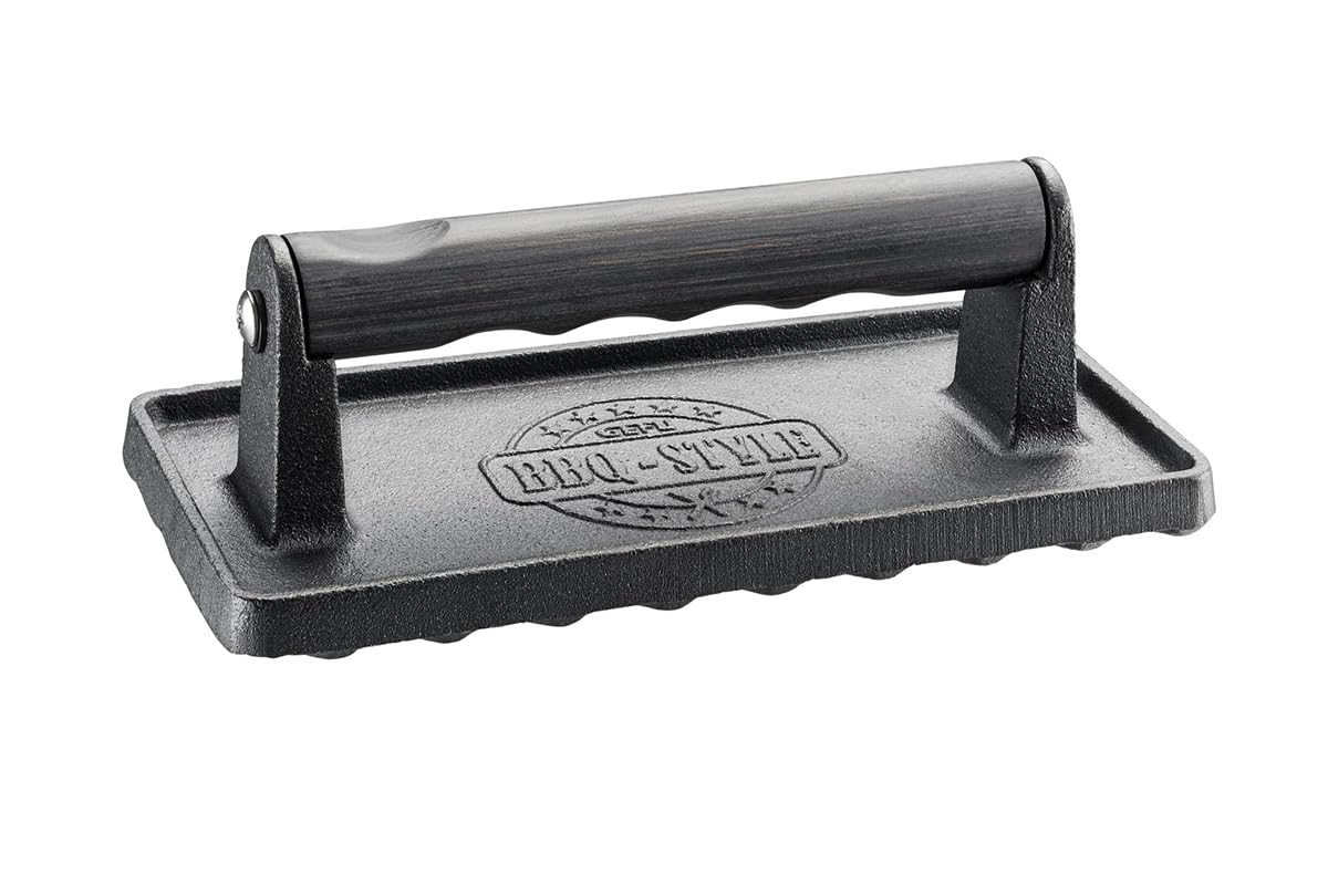 GEFU Poids-Viande Noir fonte lourde pour cuisson homogène GF89334