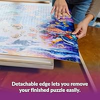 Vista 3 de Buffalo Games - Mesa de rompecabezas - Tamaño jumbo para rompecabezas estándar de 2000 piezas - Área de trabajo de 40 x 31 pulgadas - Cajones