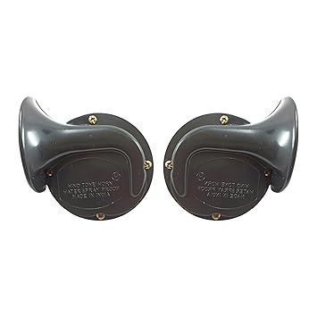 Samite Universal Bike Horn 12v Waterproof Super Loud Motorcycle Horns (Set of 2)