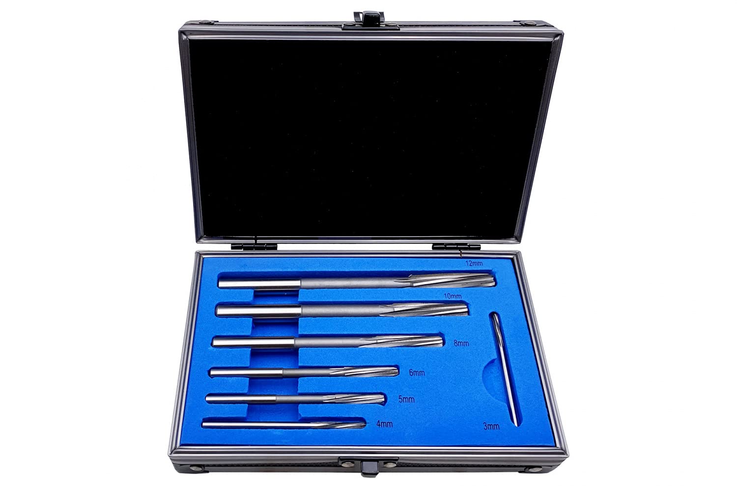 PAULIMOT HSS-Maschinenreibahlen-Set 7-teilig 3-12 mm, Passung H7