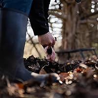 Vista 4 de Schrade Delta Class Pay Dirt Shovel 1 lbs with Folding Capabilities, Durable 3Cr Steel, Black Oxide Finish for Outdoor Exploring, Hiking