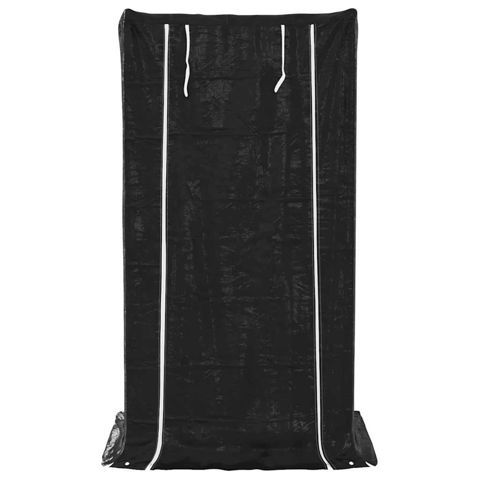 ATOMSTACK MAKER Estantería para leña, 100 x 80 x 200 cm, de acero galvanizado, resistente a la intemperie, aumenta la circulación del aire, incluye funda impermeable con cremallera, ideal para jardín