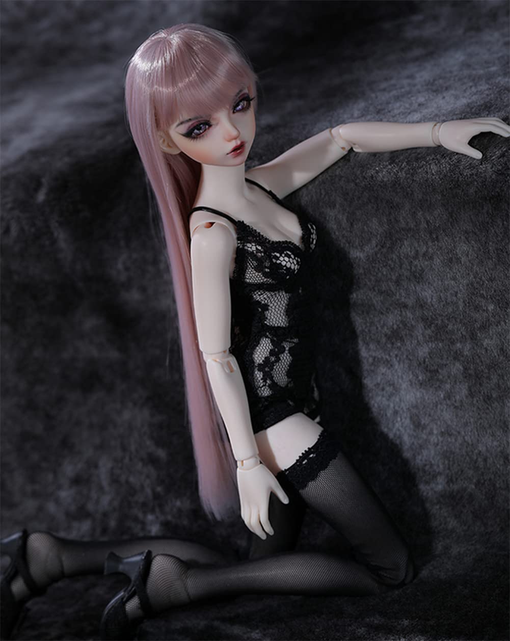 BBYYT 1/4 BJD Doll 16 Inch Girl Ball Jointed Dolls + Clothes + Socks + Shoes + Wigs + Makeup + Doll 