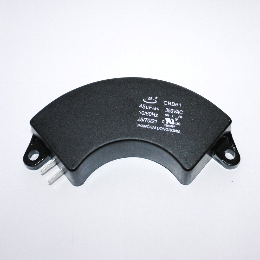 Brand 45uF Generator Capacitor AVR Automatic Voltage Regulator Cbb61 45 Uf 50 60hz 450v Ac Pin Style Half-Moon for Diesel Tractor Generator Engine