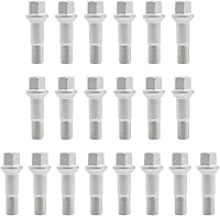 Reeauto Set of 20 M14x1.5 Wheel Lug Bolts OE Factory for Mercedes W220 W204 W164 W251 - Dacromet Coated