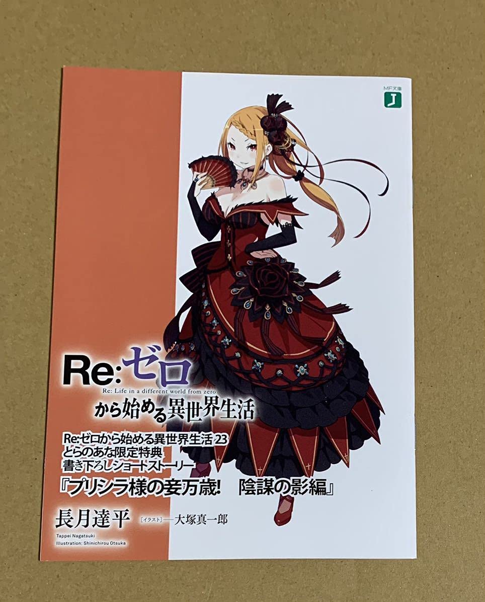 リゼロ Re:ゼロから始める異世界生活 特典 リーフレット 23冊
