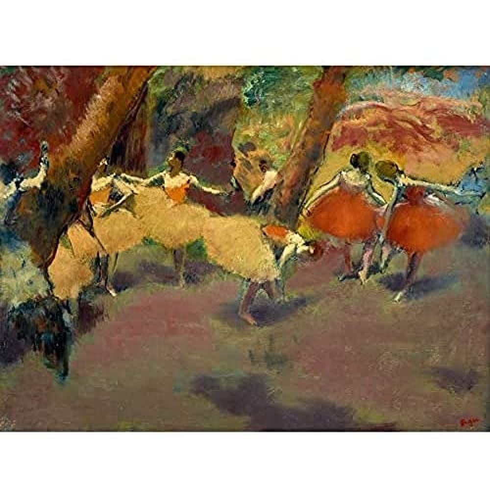 Edgar Degas Before The Performance Art Print Canvas Premium Wall Decor Poster Mural
