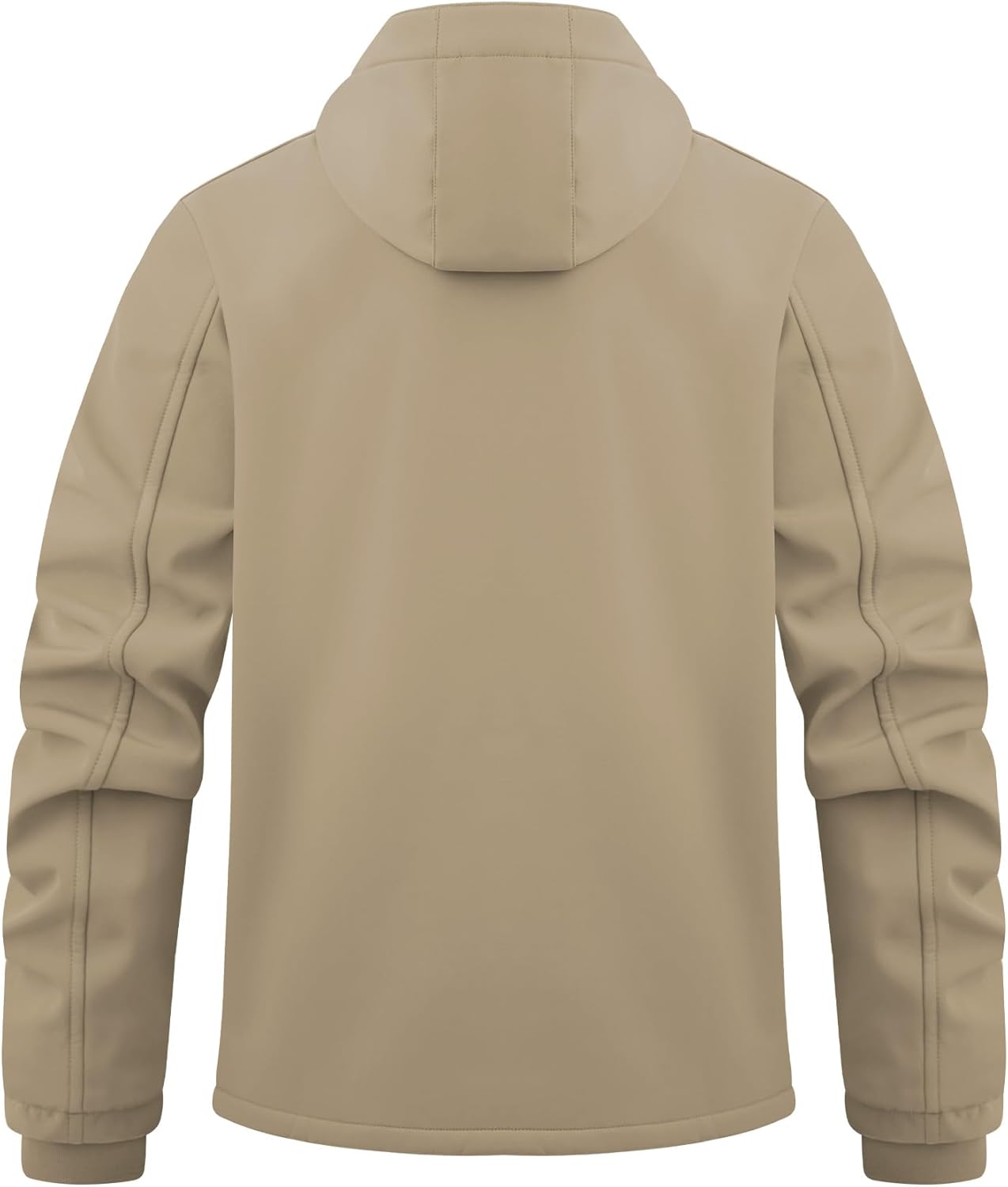 WULFUL Men’s Lightweight Softshell Jacket Warm Fleece Lined Windbreaker Waterproof Soft Shell for Outdoor Hiking