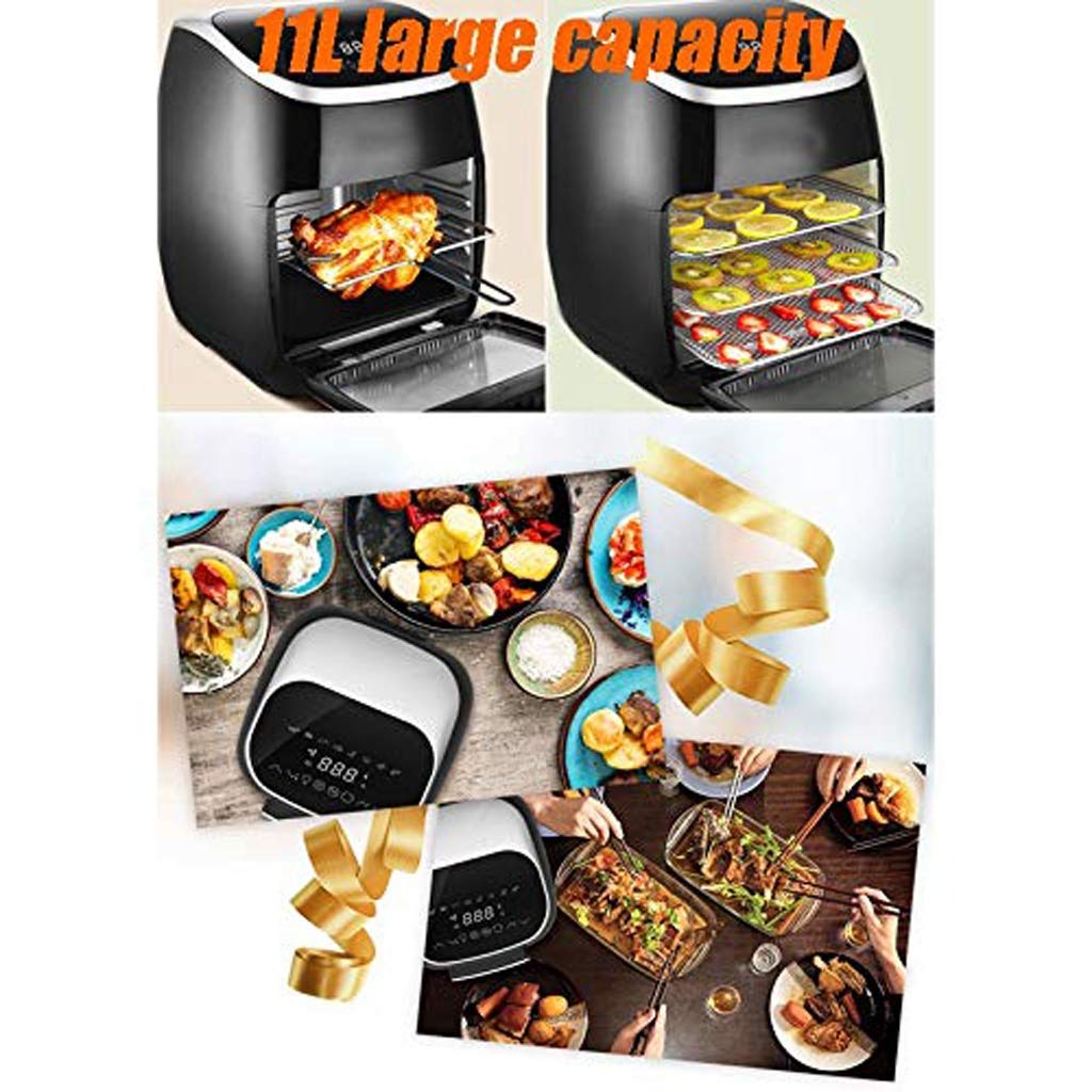 Amazon.co.jp: 家庭用全自動エアフライヤー、11L大容量2000W360