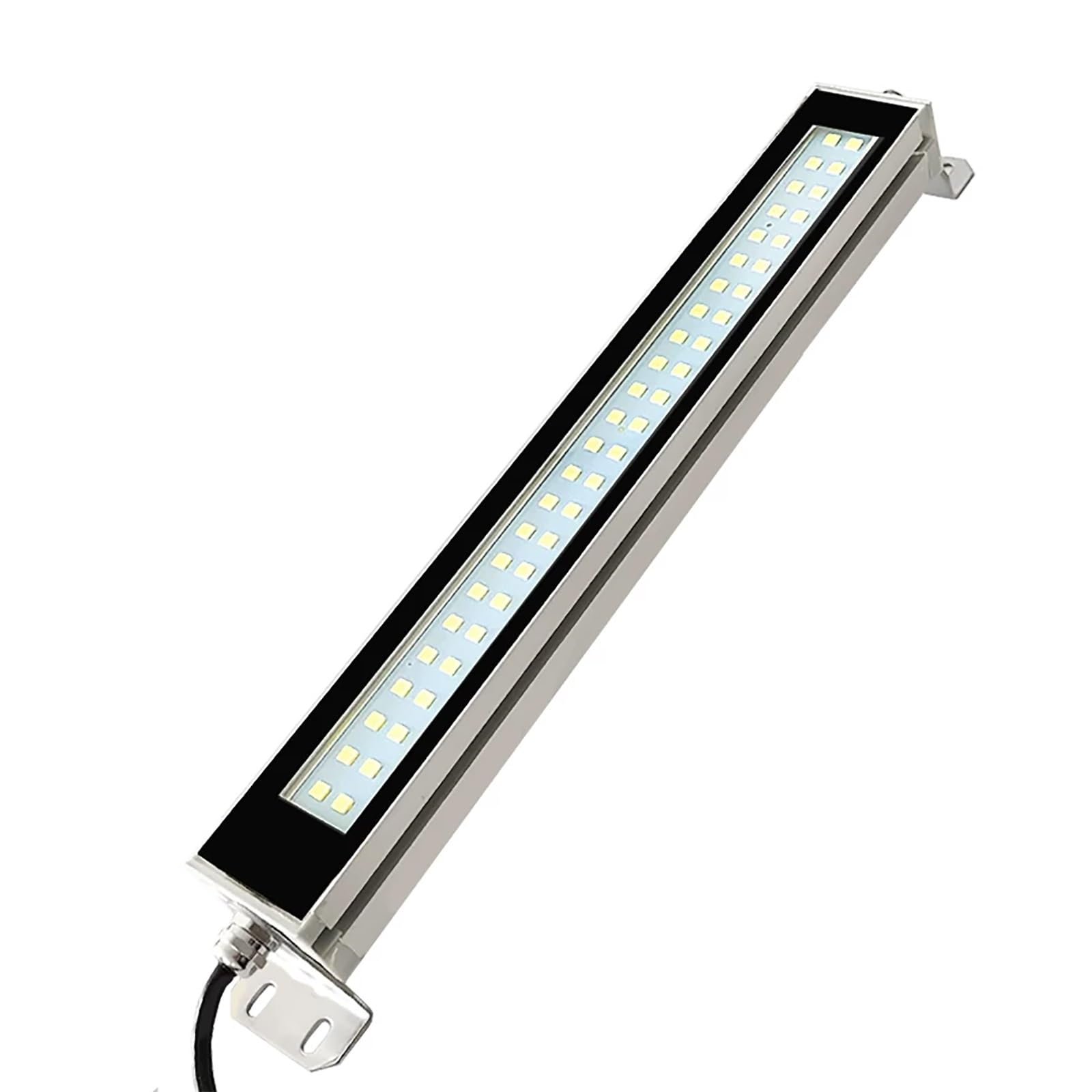 Przemysłowa Lampa Rurowa, Lampa Robocza z Stopu Aluminium 24 V, Uchwyt Obrotowy O 360°, Oświetlenie Warsztatowe do Obrabiarek i Tokarek(5W)
