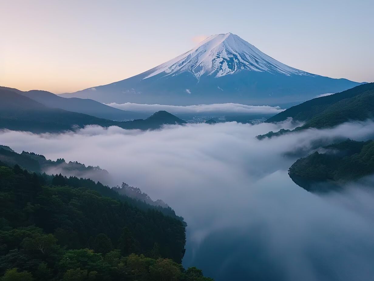 Berg Fuji zestaw do malowania według liczb, dla dorosłych, dla początkujących, zestaw do majsterkowania, dla dorosłych, z pędzlami i farbą akrylową, zestaw do malowania według numerów, prezent dla