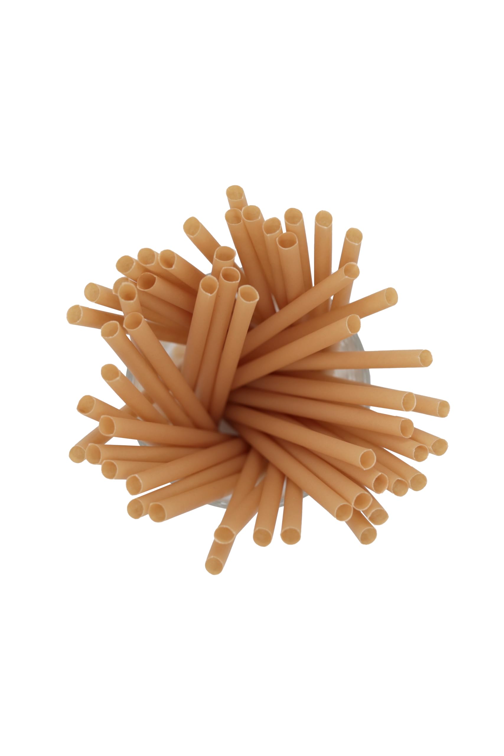 Pajitas de fibra vegetal 100% biodegradables y compostables, ecológicas, sin sabor, textura agradable, resistente hasta 90 °C, ideal para bebidas frías y calientes (5000, 6 x 140 mm)
