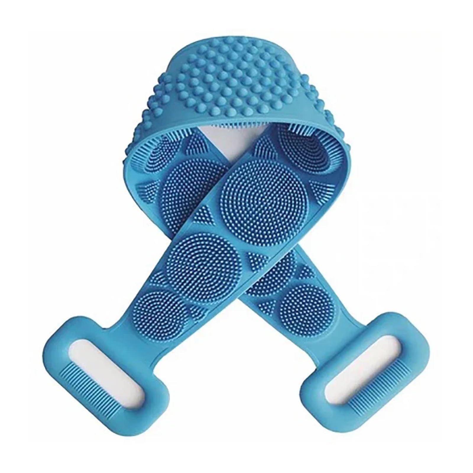 RüCkenbüRste Dusche 4/2/1PCS Körper Schwamm Silikon Pinsel Bad Handtücher Wäscher Reiben Zurück Peeling Massage Dusche Gürtel Erweiterte haut Sauber
