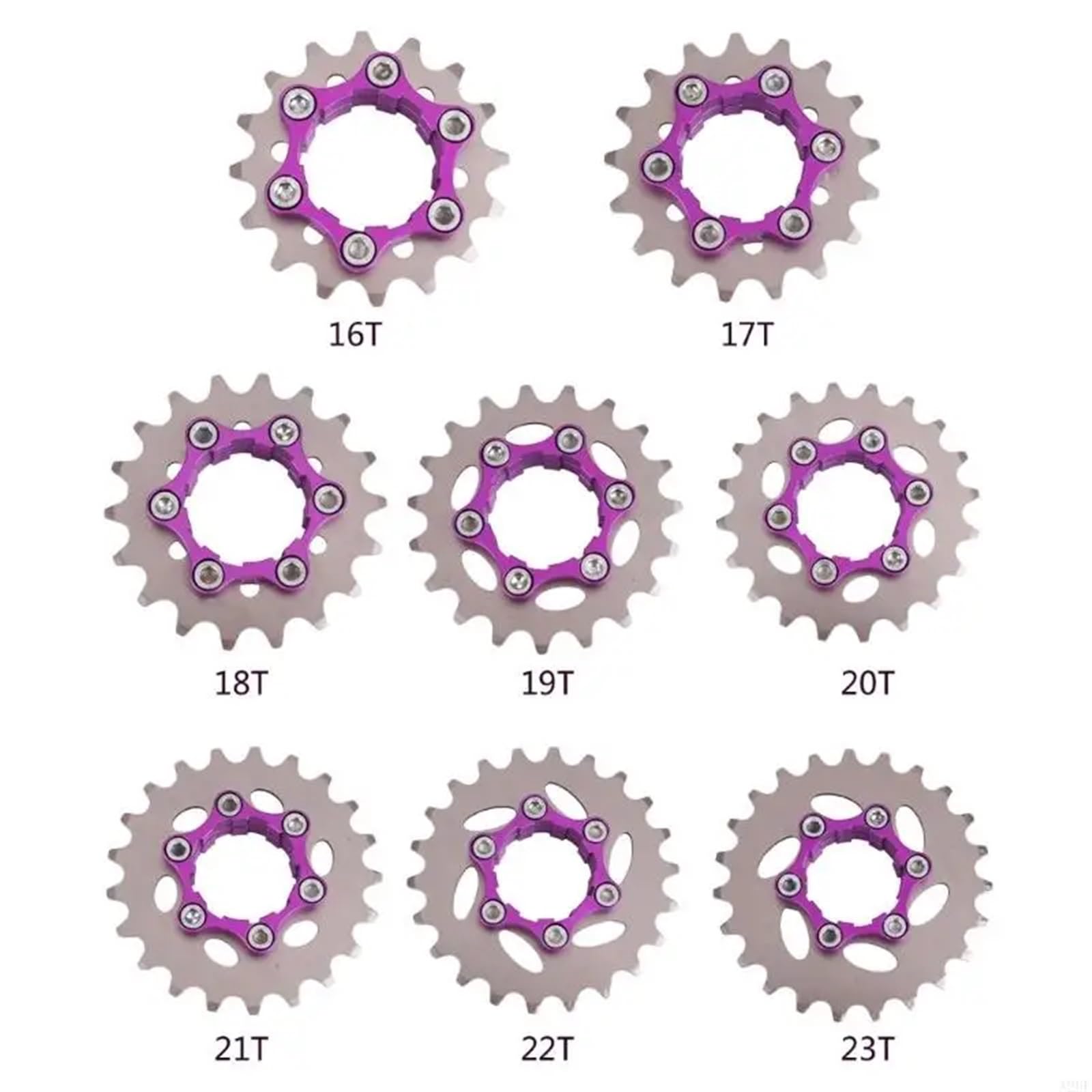 Kaseta Rowerowa A2UF Mountain Bike Freewheels Wysoka wytrzymałość Single Speed ​​Flywheel Stalowe rowery Kasety Rower zębaty(20T)