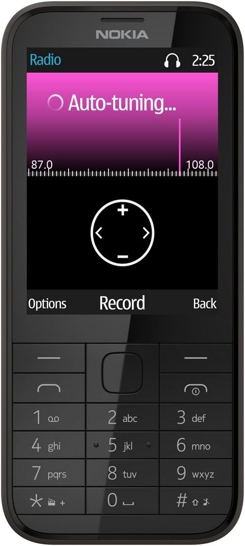 Nokia 225 SIM-Free Mobile Phone in Black