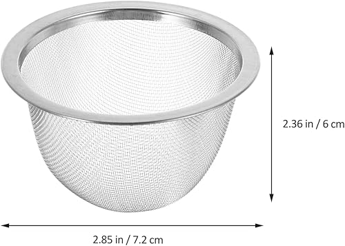 Miniatura 3 de DOITOOL 8 piezas de filtro de té de acero inoxidable para tetera, filtro de infusor de malla de repuesto para tetera de café, tetera, 3.0 in