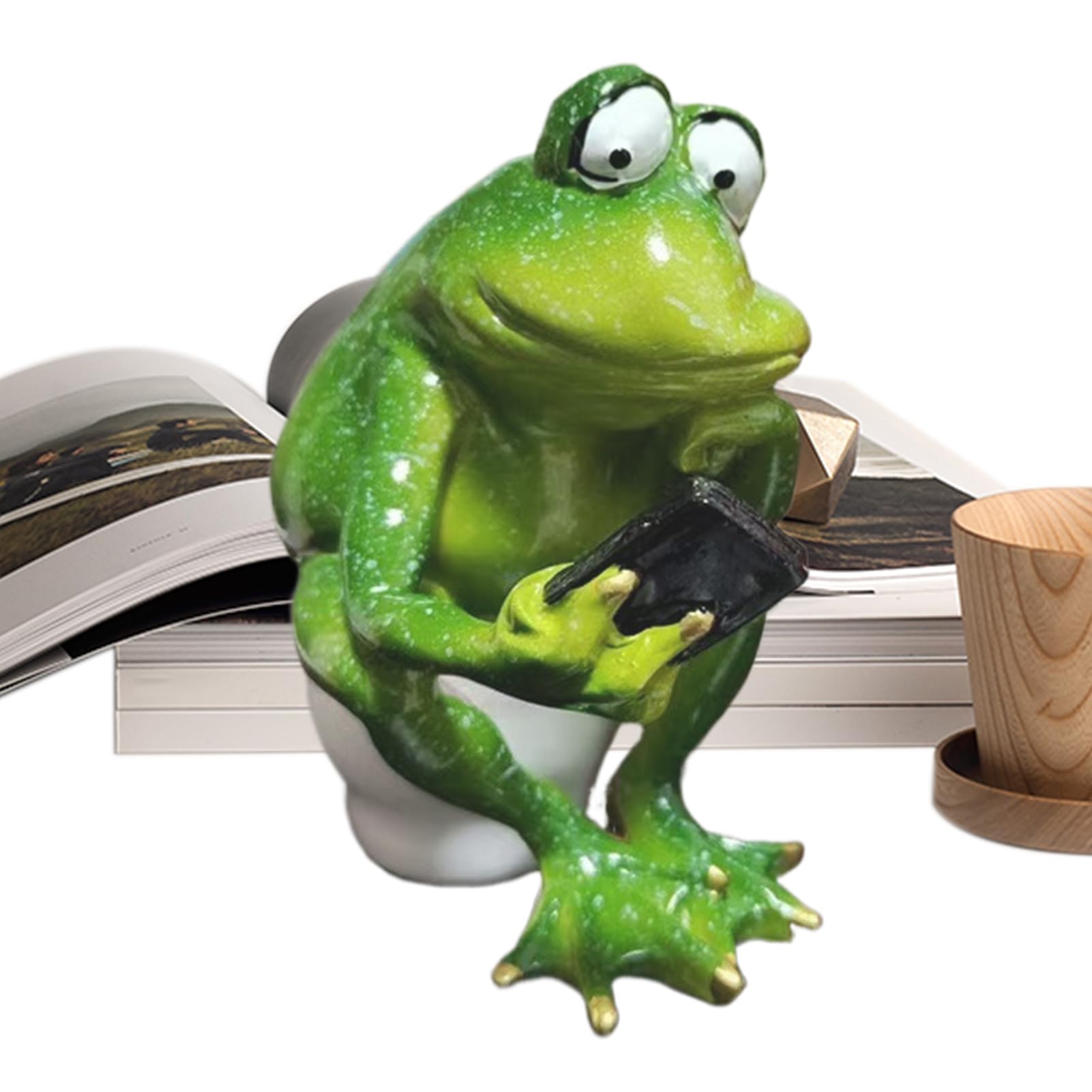 Figurine de grenouille decorative pour apporter de la bonne humeur dans votre salon