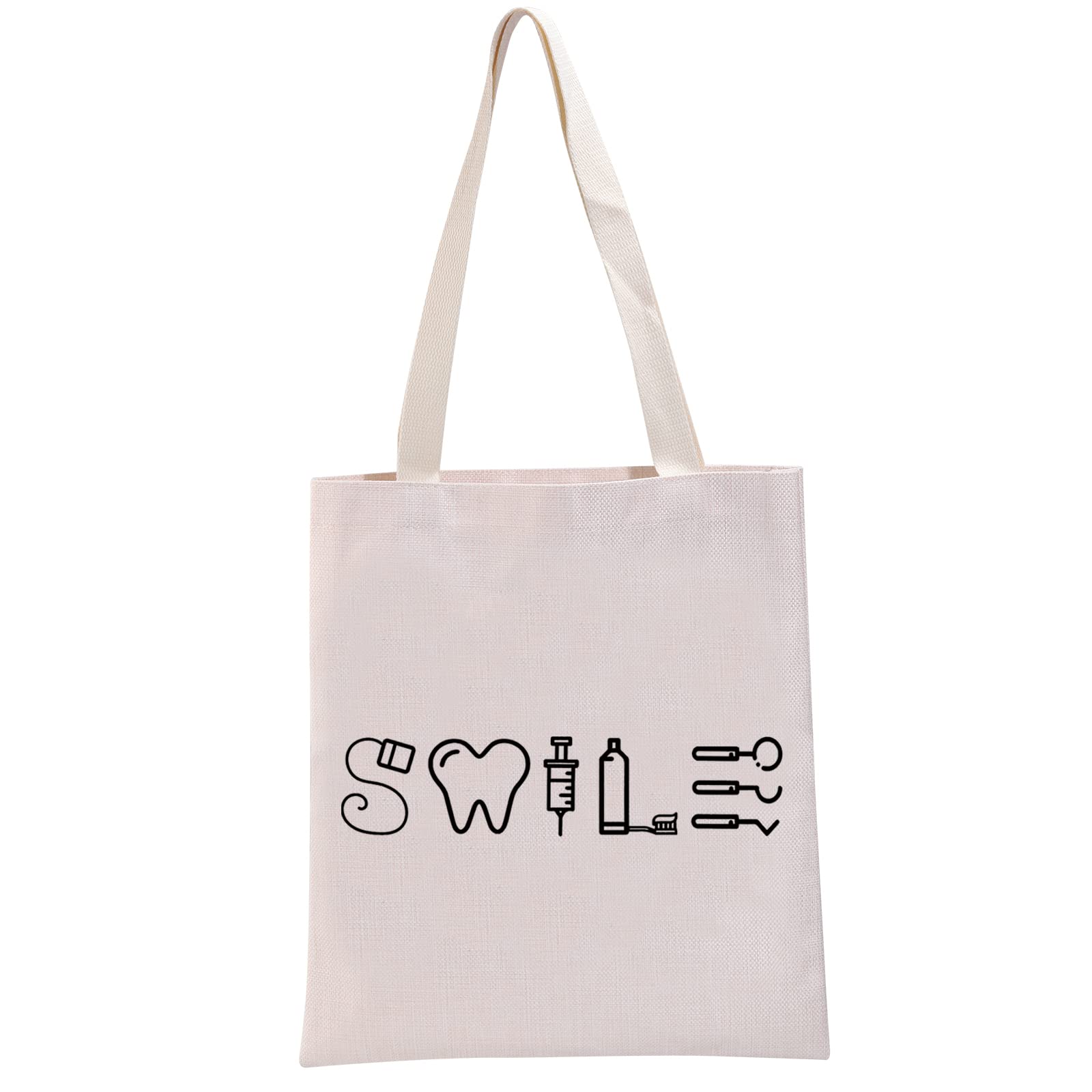 G2TUP Dentists Smile Handbag Dental Assistant Tote Bag Dental Hygienist Graduation Gift