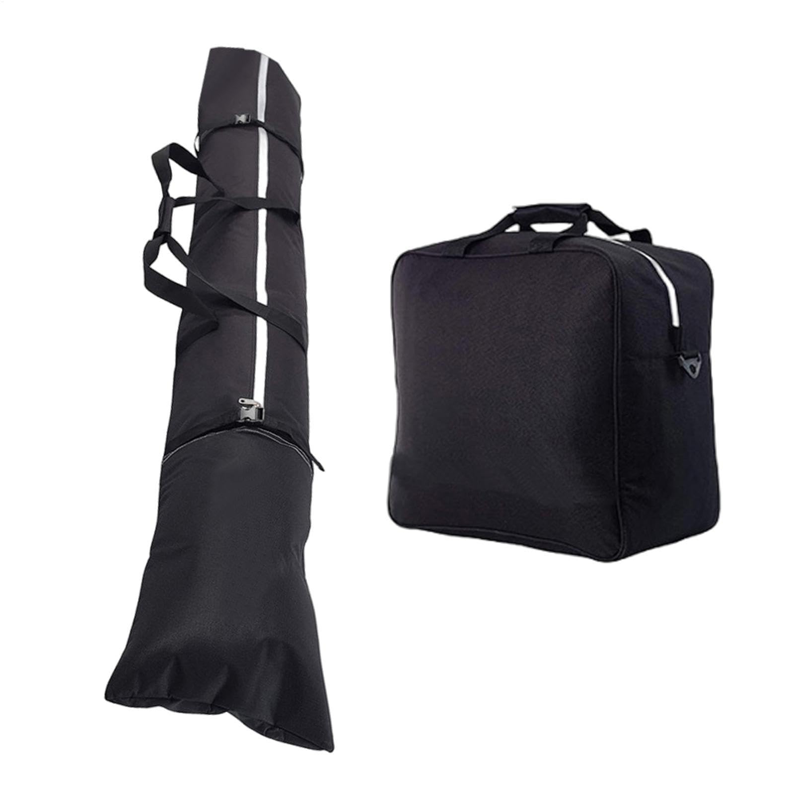 Housse de ski Tissu Oxford Imperméable Pochette Intérieure Rembourrée | Sac à chaussures de ski Pour Objets Précieux Contre Les Dommages Rembourrage Amortissant Bottes Adultes Ados Et Passionnés