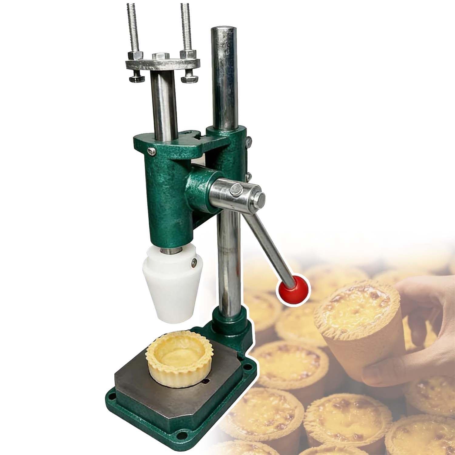 Pressa manuale per crostata e conchiglie per crostate, stampo per uova per cuocere torte e conchiglie di cialde, utensile da cucina