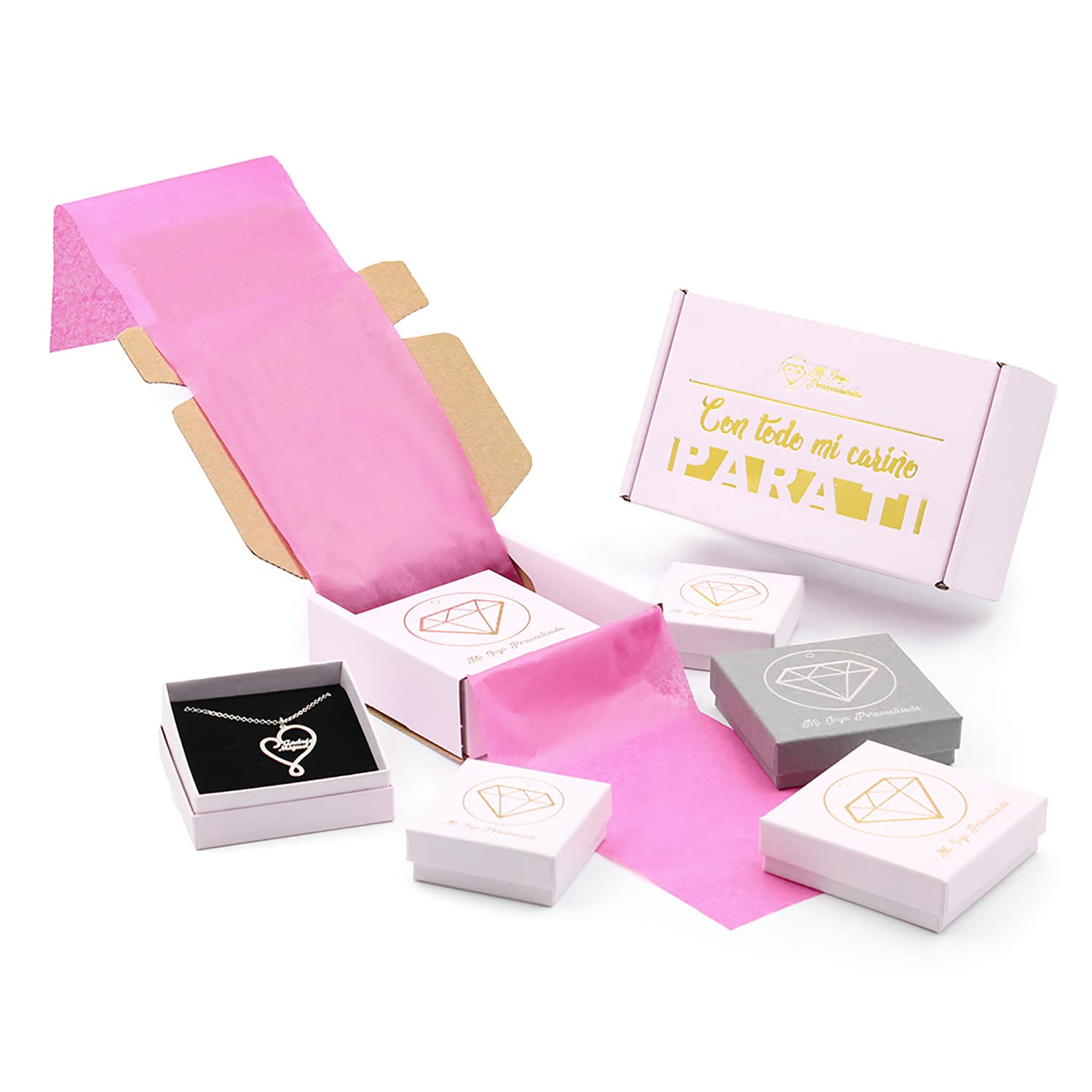 Tobillera PLATA DE LEY personalizada con nombre corazón y piedra de nacimiento