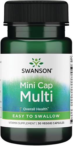Swanson Multivitamínico diario sin minerales 30 cápsulas vegetales