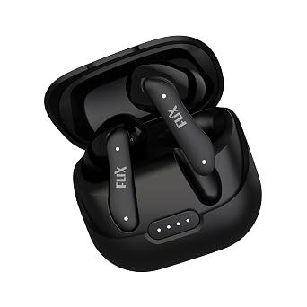 FLiX (Beetel T22 Nitro Buds True Wireless in Ear,Bluetooth v5.4(Quick Paring),10mm Super Bass Drivers,IPX4 Rated,Quad Mic with ENC,Touch Controls, 50hrs Playback, AI Voice Assistant (XTW-T22)(Black)