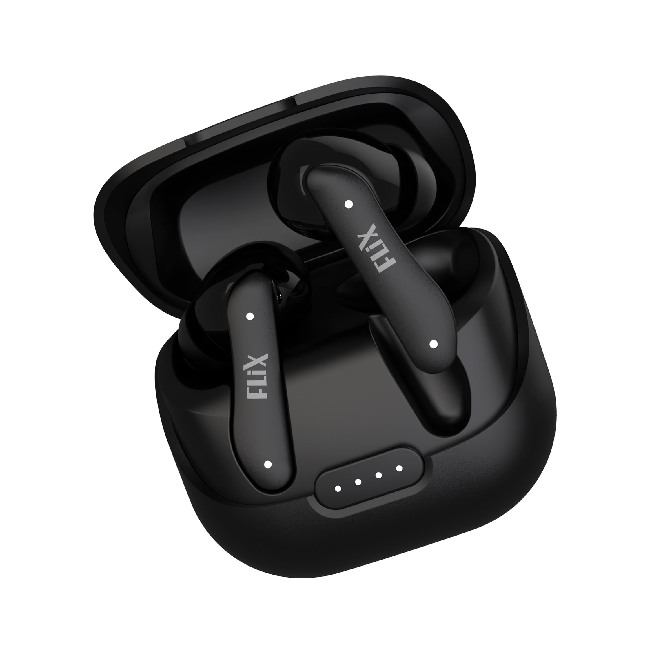 FLiX (Beetel T22 Nitro Buds True Wireless in Ear,Bluetooth v5.4(Quick Paring),10mm Super Bass Drivers,IPX4 Rated,Quad Mic with ENC,Touch Controls, 50hrs Playback, AI Voice Assistant (XTW-T22)(Black)-image-4