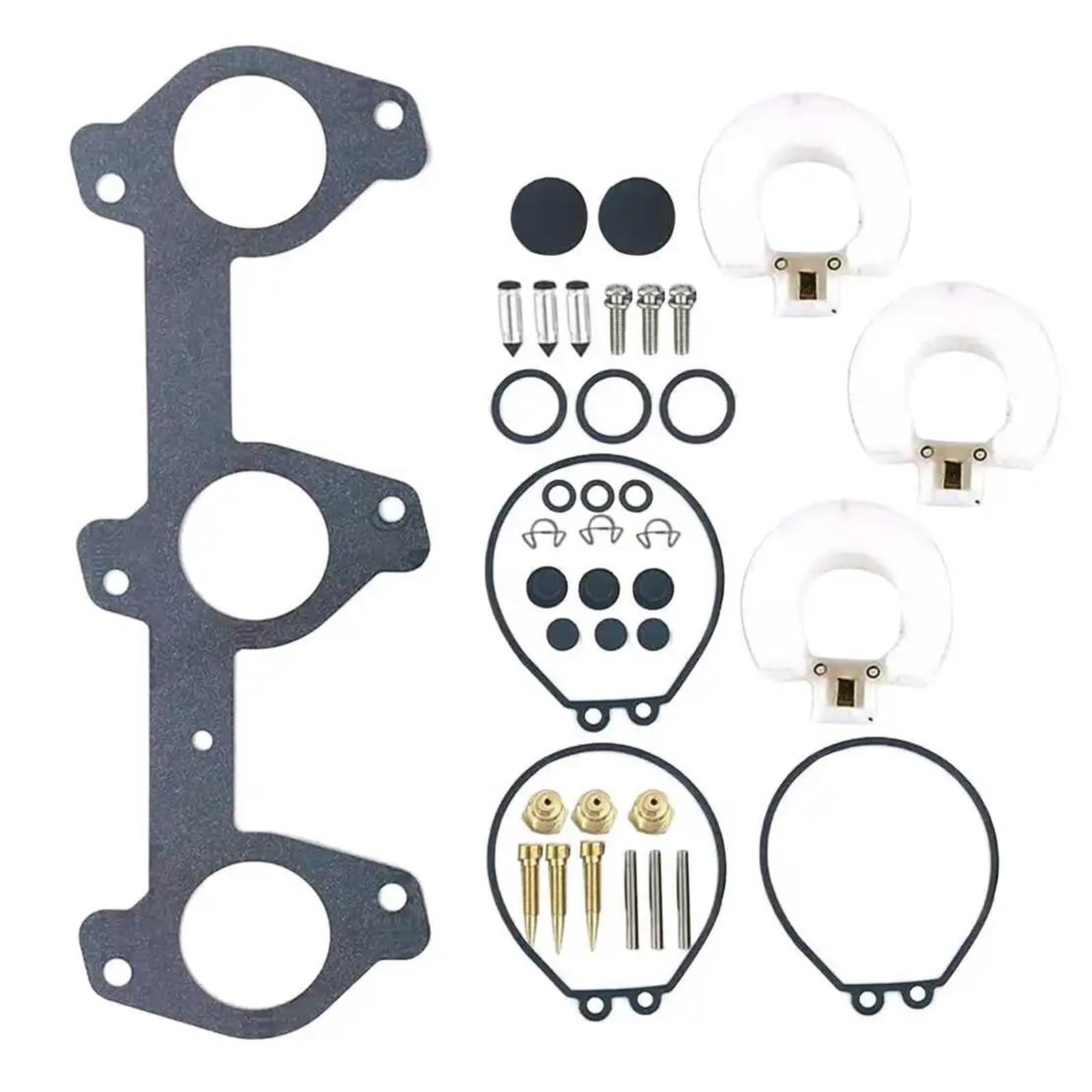 Set Carburador Fueraborda Kit De Reparación Carburador Para Motores Fueraborda Para Yamaha 2 Tiempos 60CV 1991, 1995-2001 70CV 1984-1991, 2000 Kits Renovación Motor Marino