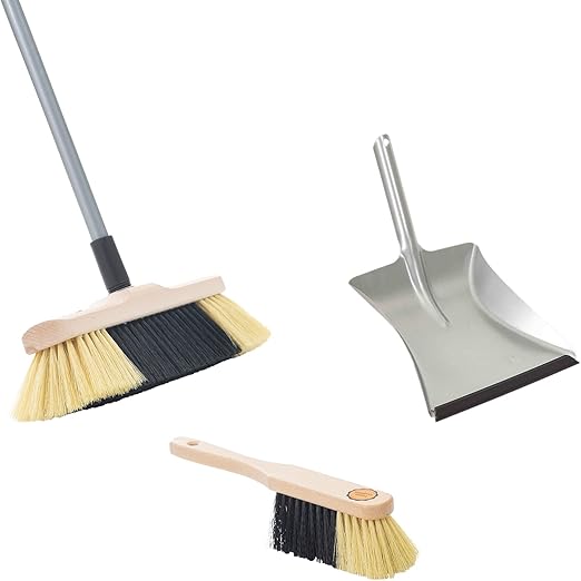 Novaliv 2X Zimmerbesen Mit Kunstborsten - 30cm Breite Für Laminat & Parkett