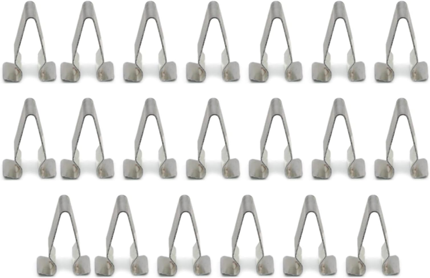 NA 20 Pcs Metal Interior Trim Panel Lining Spring Clips Vehicle Interior Upholstery Retainers Auto Replacement Parts for Most Cars