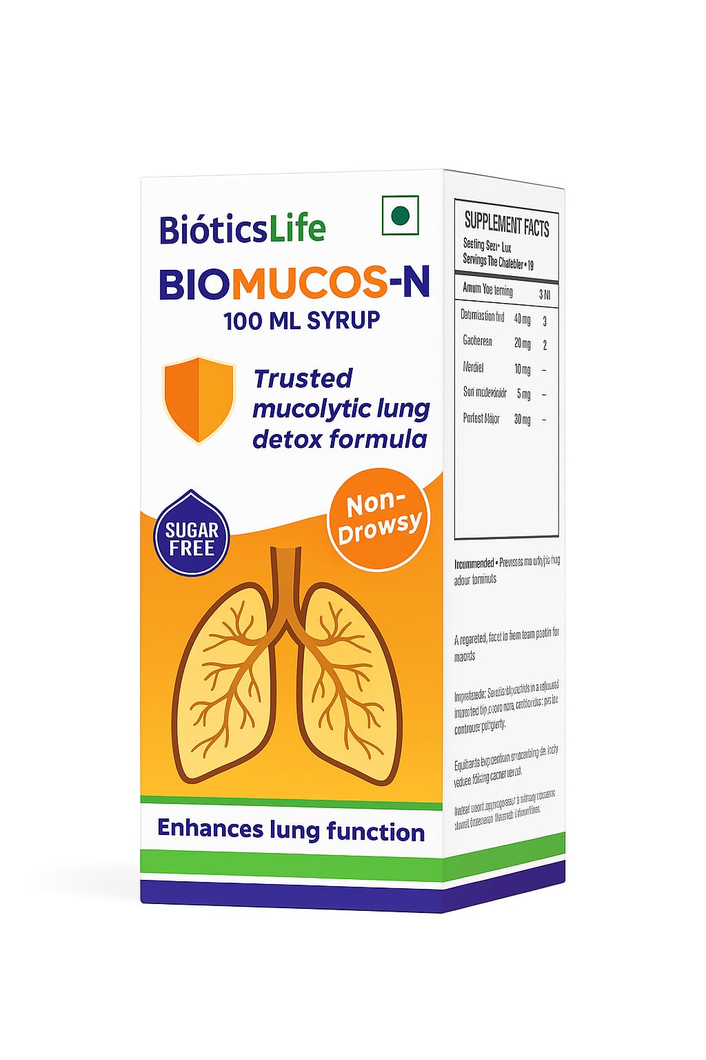 Biotics Life Biomucos-N Cough Syrup, Quick, Fast & Lasting Relief for Dry & Chesty Coughs, Antioxidant Respiratory Support, Non-Drowsy & Sugar-Free Formula – 100 ML × 2 Pack-image-41