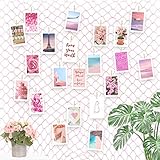 Einfach zu installieren: Beinhaltet 10 entfernbare Nägel, die kein Spuren hinterlassen; hämmern Sie sie vorsichtig in die Wand, um das Fischernetz aufzuhängen.