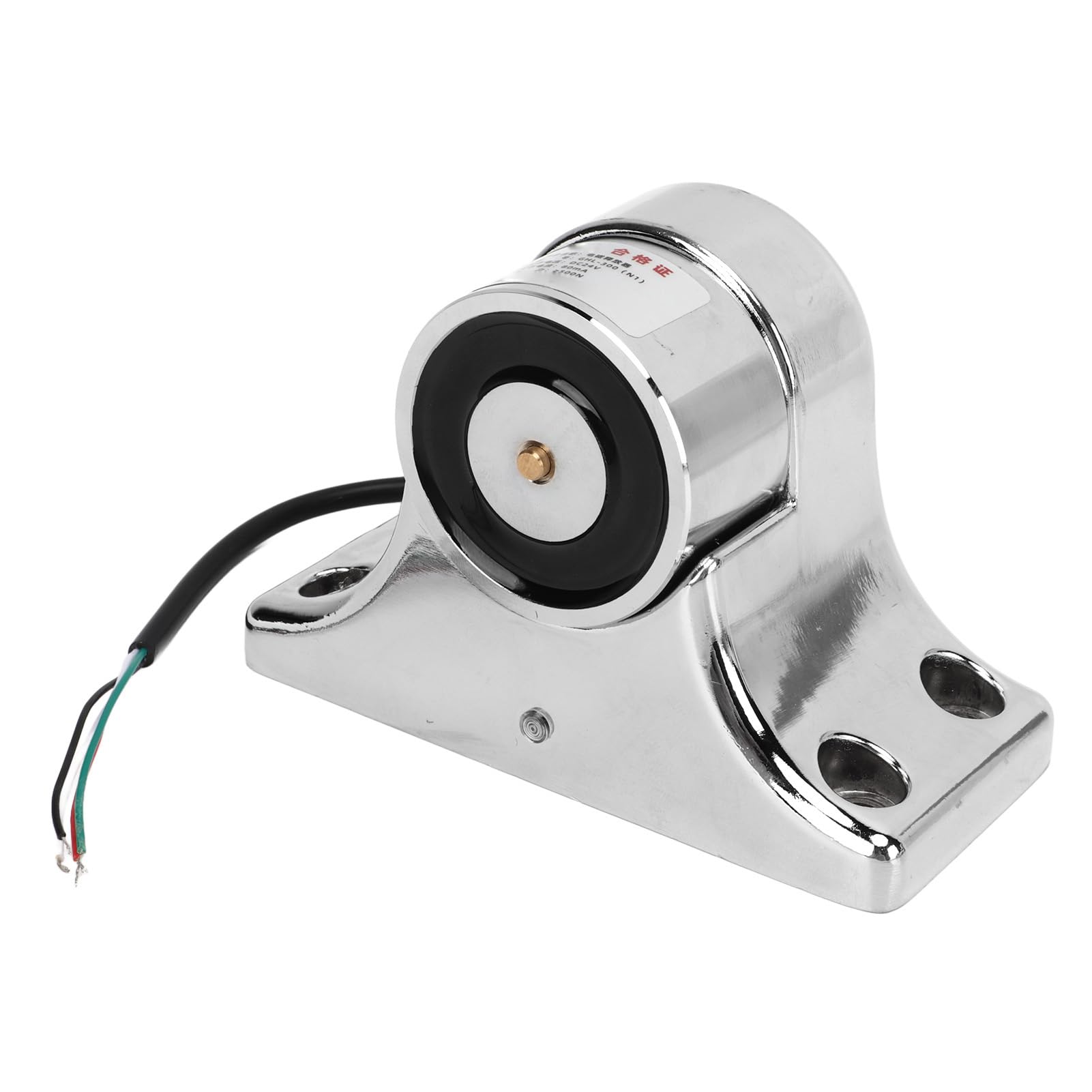 Generic Supporto Elettromagnetico per Porta Resistente in Lega di Zinco Argento 55 Kg Aspirazione per Sicurezza Antincendio e Uso Domestico