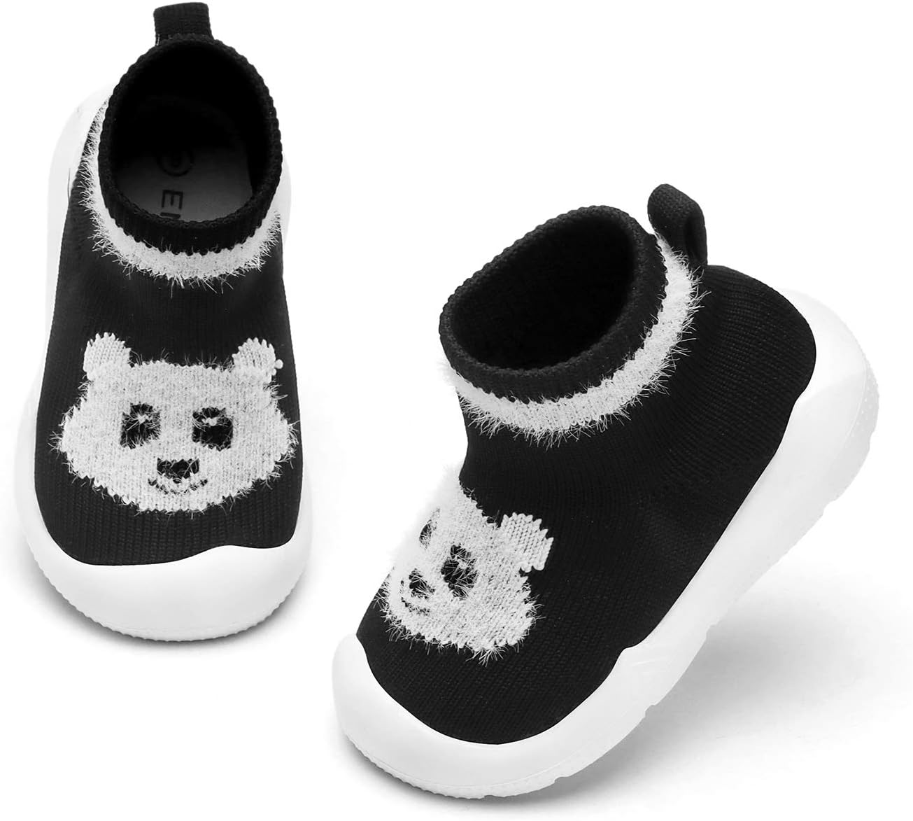 EngtoyBaby Sock Shoes Baby Walking Shoes Infant Non-Slip Breathable Slippers with Soft Rubber Sole Baby Boys Girls Slip On Sneakers