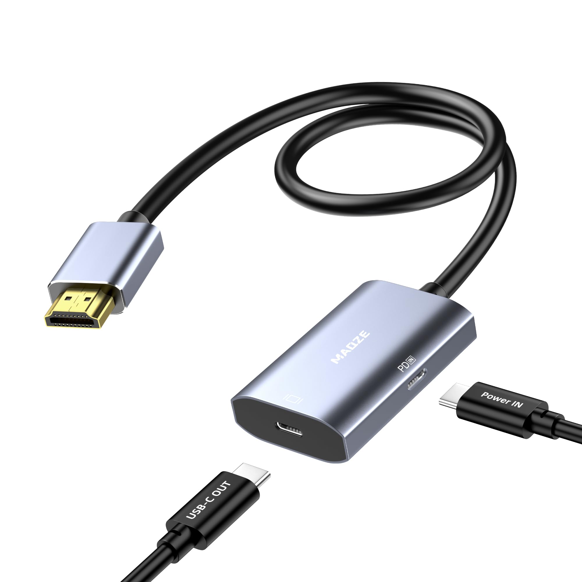 Amazon.co.jp: 8K@30HZ/4K@144Hz HDMl to USB-C 変換アダプタ PD 65W