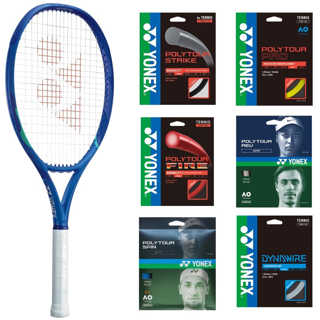 Amazon.com: Yonex EZONE 115 Blast Blue Blue Tennis Racquet (8th