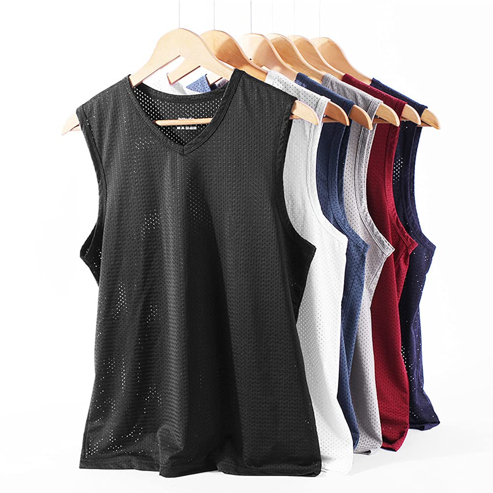 DongBao Uomo T-Shirts Canotta Senza Maniche Fitness Felpa 3pcs Canottiera Maglietta
