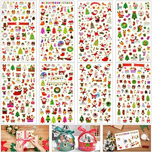 Gommettes Enfants en Mousse, 710 Pcs Autocollants 3D pour Enfant