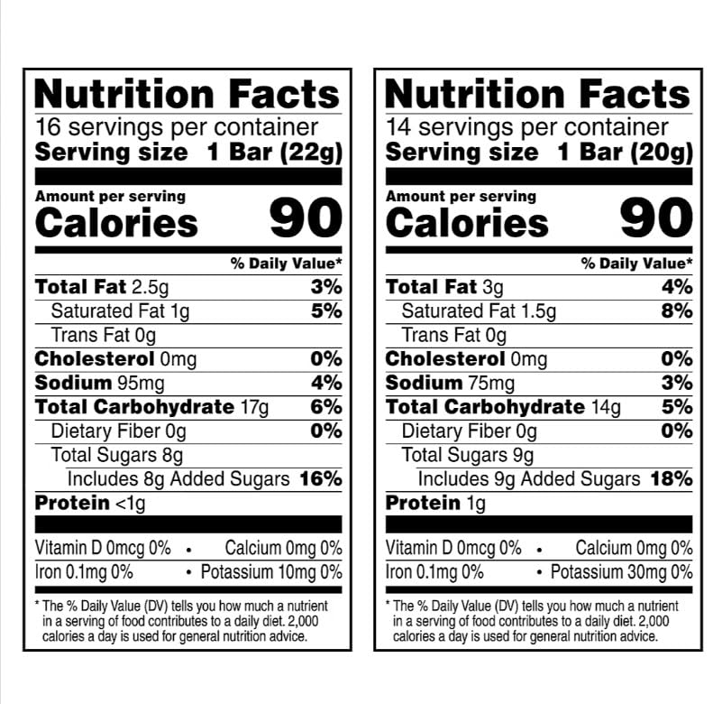 KELLOGG'S Rice Krispies Treat - Chocolatey Chp Cookie Dough and Chocolatey peanut Butter - 30 Bars