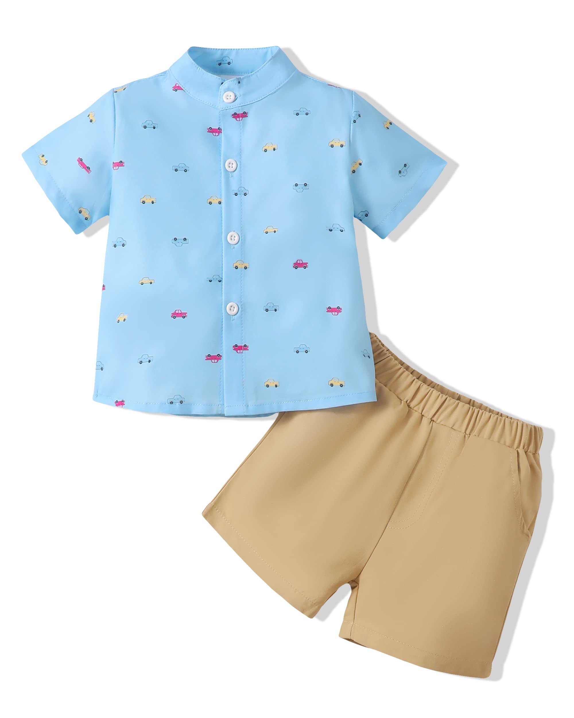 Yhnslsf Baby Boy Clothes Summer Infant Toddler Boy Outfits Cotton Short Sleeve T-Shirts Shorts Pants Set Toddler Boy Outfits