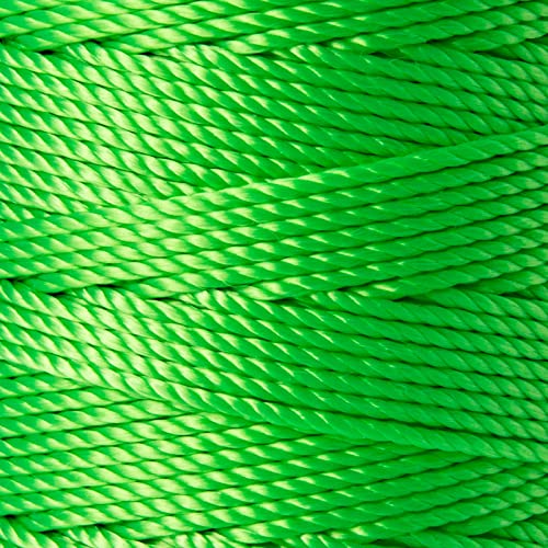 Hongda Twisted Nylon String, #15 X 1000Ft Mason Line String, Nylon Twine For Masonry Job, Trot Line, Decoy Line, Net Making And Mending, Workshop, Crafts, Gardening #TOP2