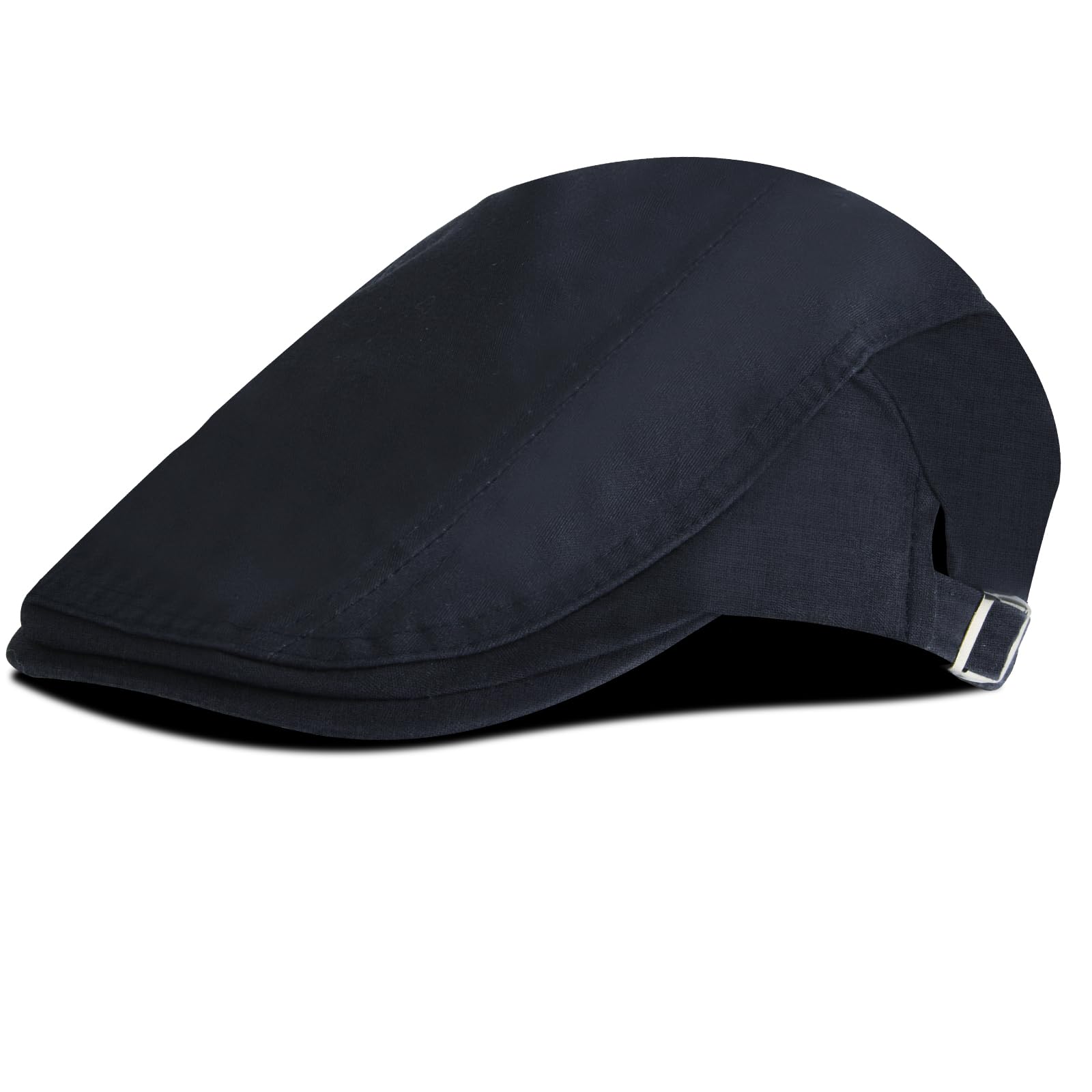 AOOWU Regulowane berety, czapka gazeciarza z płaskim kapeluszem, bawełniana płaska czapka męska vintage czapka irlandzka czapka beret w stylu Gatsby, klasyczna elegancja czapki Cabbie Trucker Gatsby