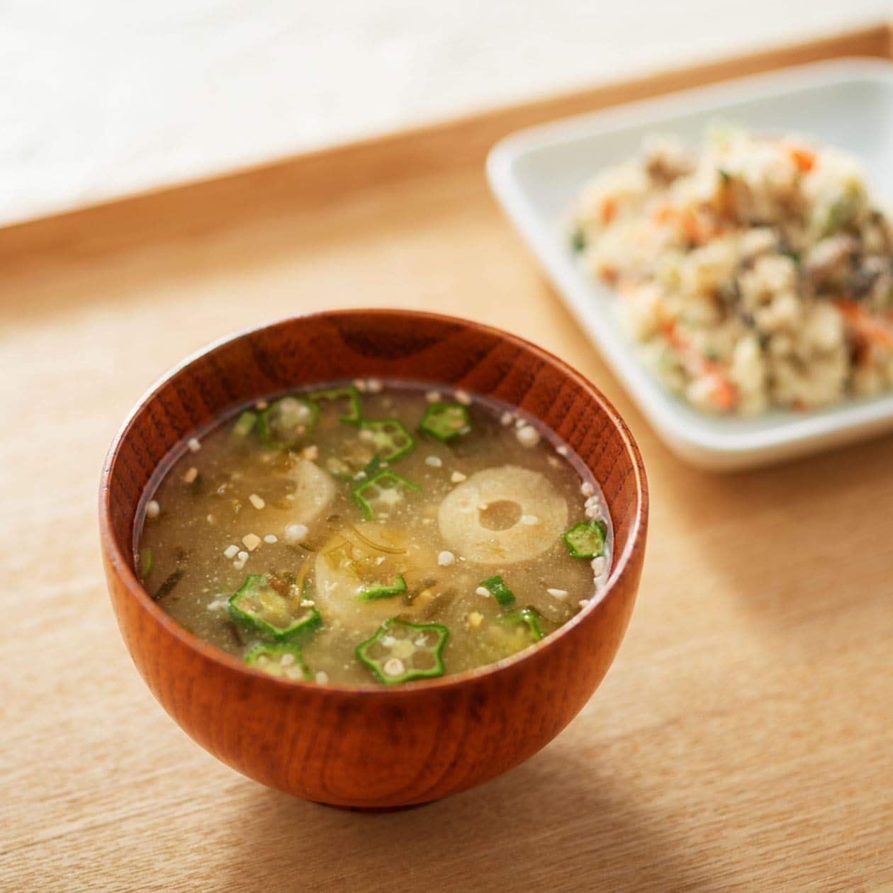 Amazon | 無印良品 食べるスープ 海苔とめかぶの味噌汁 4食 82618396