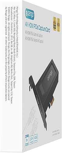 Miniatura 11 de Pengo Tarjeta de captura 4K HDMI PCIe 4K60 HDR, tarjeta interna de captura de juegos para transmisión de Nintendo Switch, PS5, PS4, Xbox Series en
