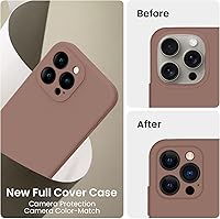 Vista 3 de FireNova Funda diseñada para iPhone 15 Pro Max, funda de silicona mejorada [protección de cámara] con [2 protectores de pantalla], forro